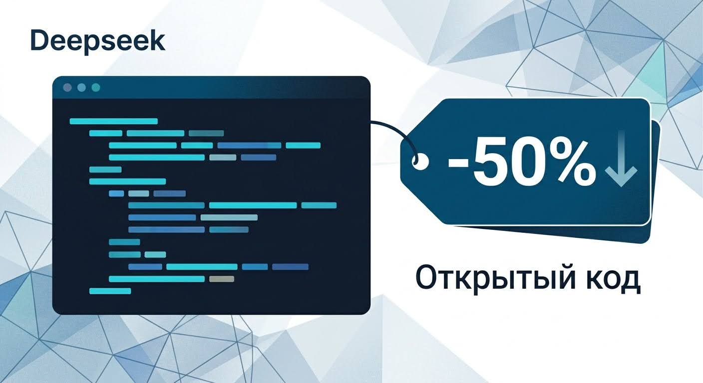 Deepseek для аналитики — open-source модель на 50% дешевле