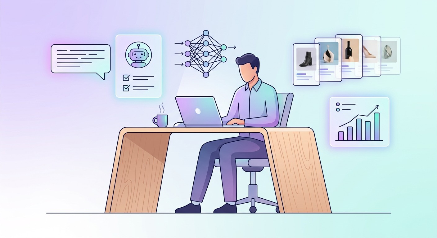 Специалист по маркетплейсам использует AI-инструменты для автоматизации рабочих процессов