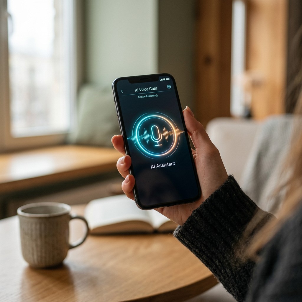 ChatGPT на iPhone в голосовом режиме — мобильное использование