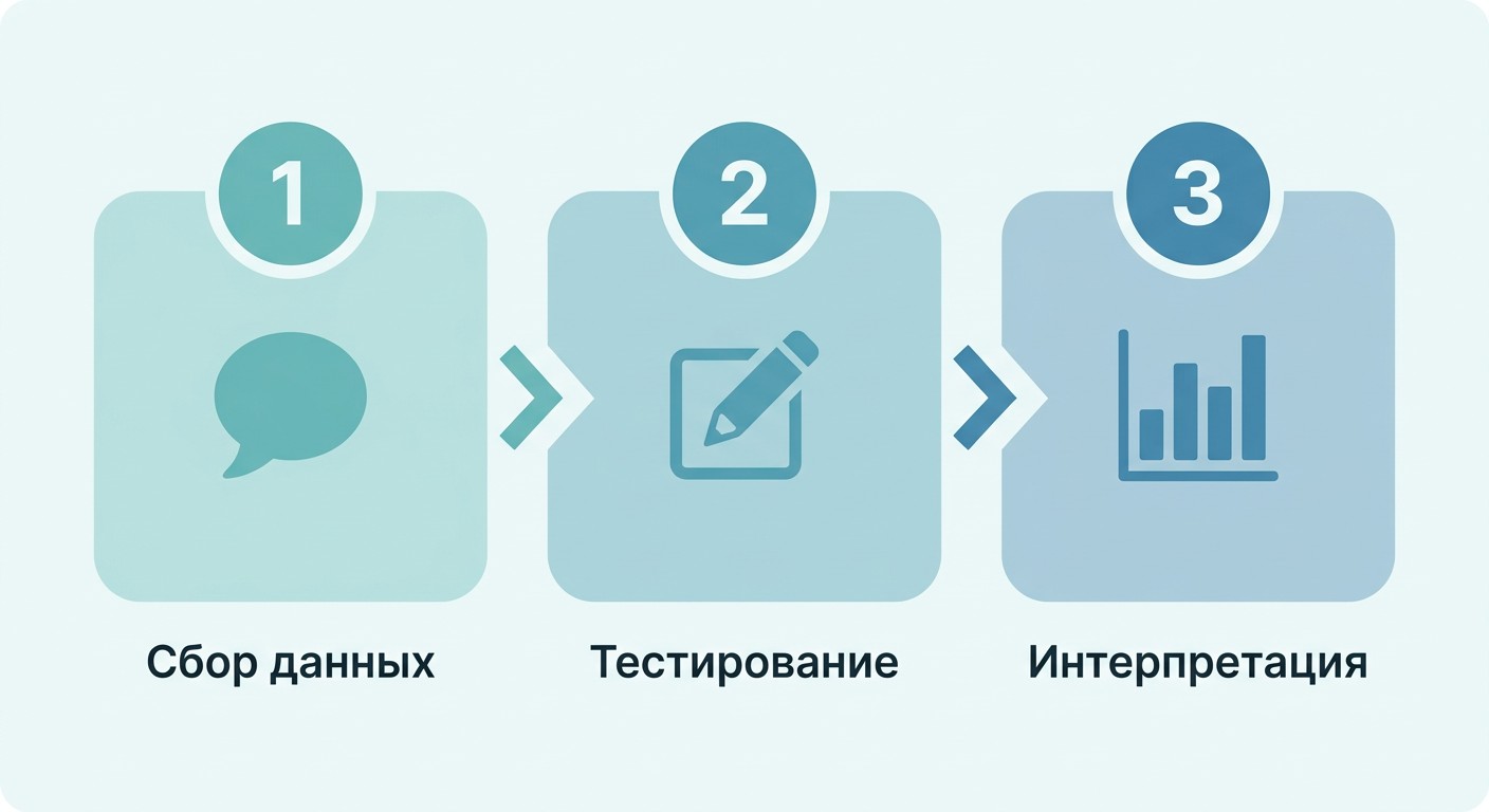 Три этапа психодиагностики — сбор данных тестирование интерпретация результатов