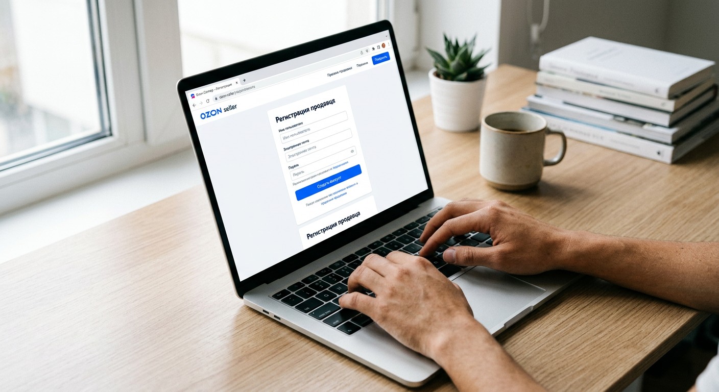 Регистрация в кабинете Ozon Seller — заполнение формы онлайн