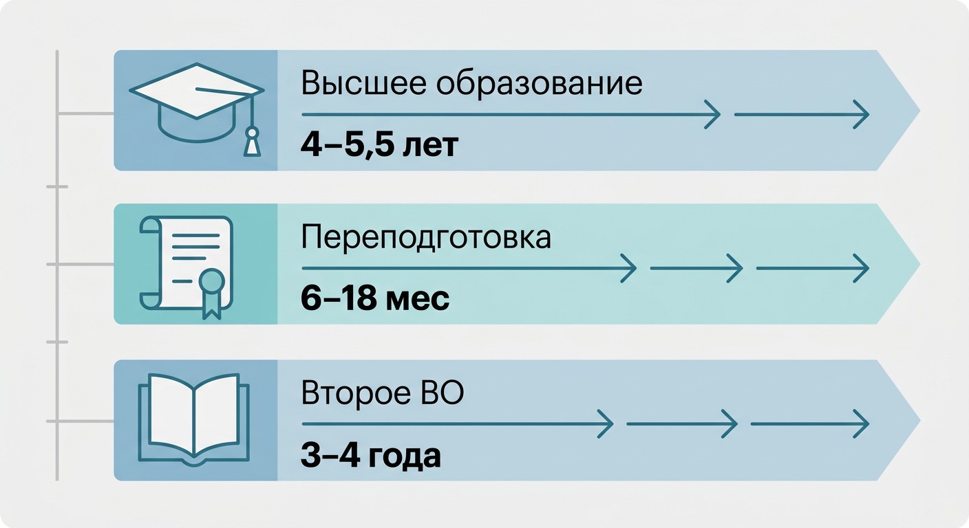 Три пути получения образования психолога со сроками обучения