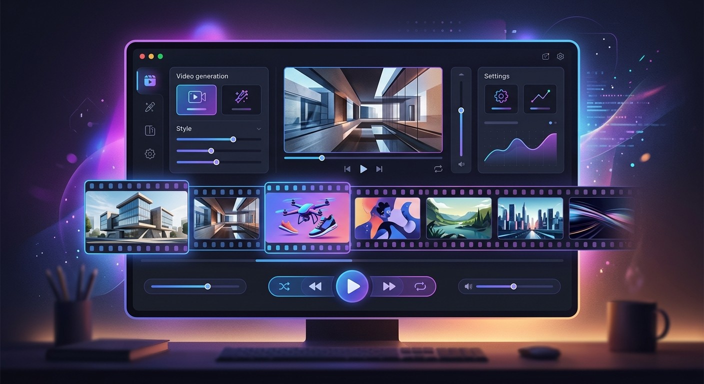 Нейросеть для генерации видео — кадры из AI-инструментов для дизайна