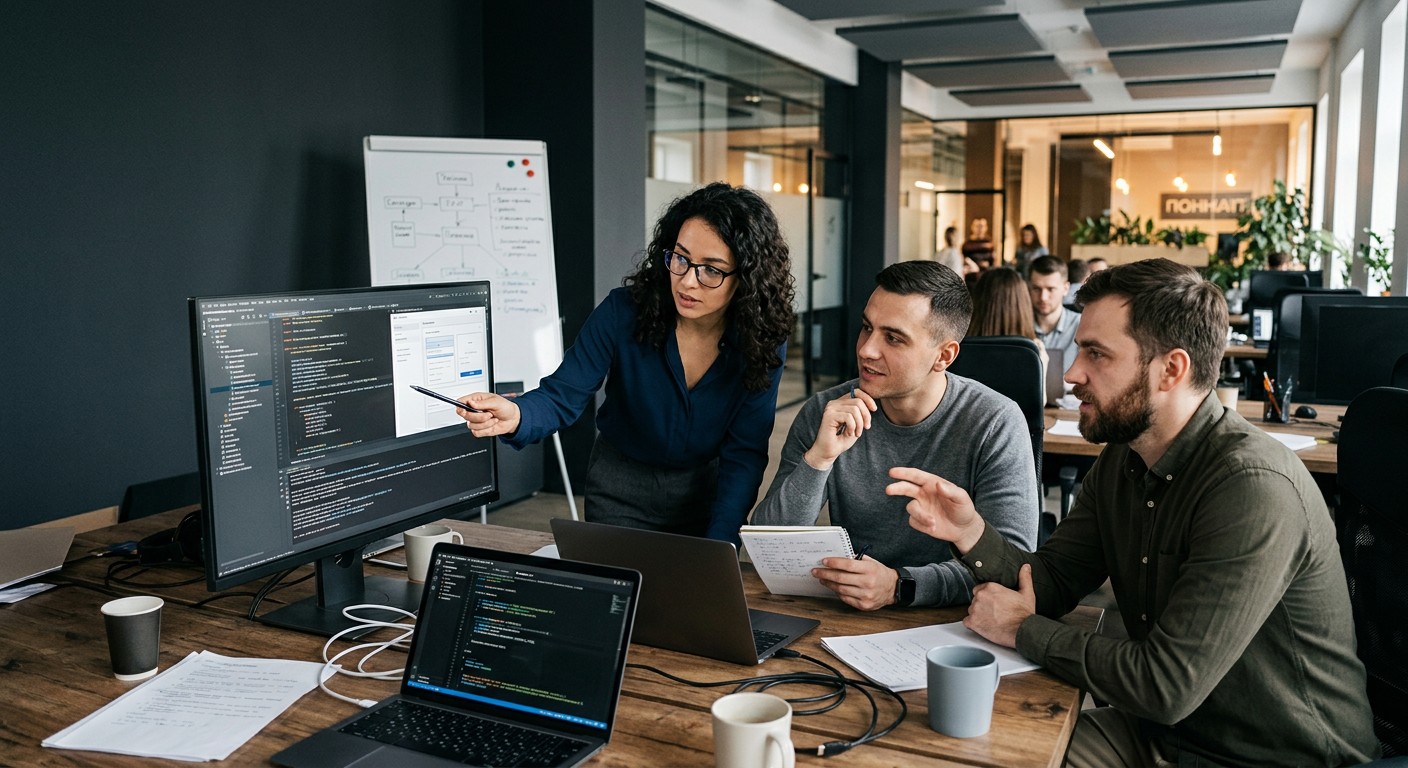Команда IT-специалистов по 1С — разработка и внедрение системы