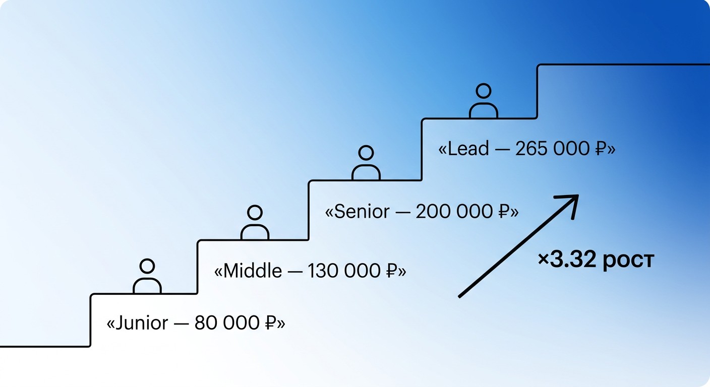 Карьерная лестница менеджера проектов: рост зарплаты от Junior к Lead