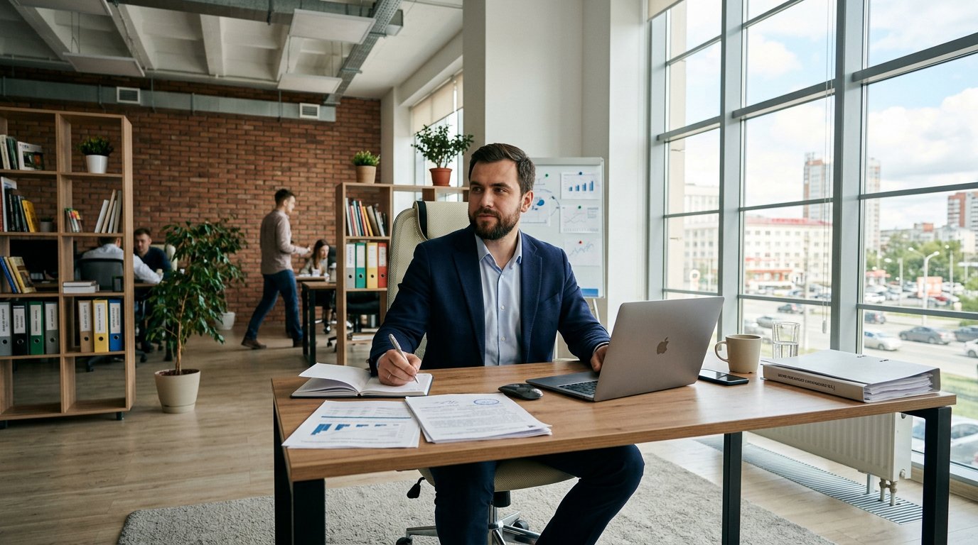 Предприниматель за работой — упрощённая система налогообложения УСН