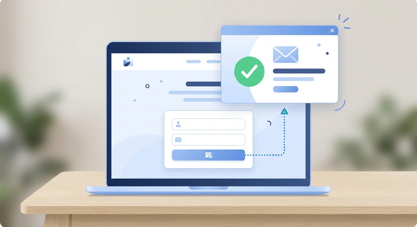 Пример формы подписки с двойным подтверждением для email-рассылки