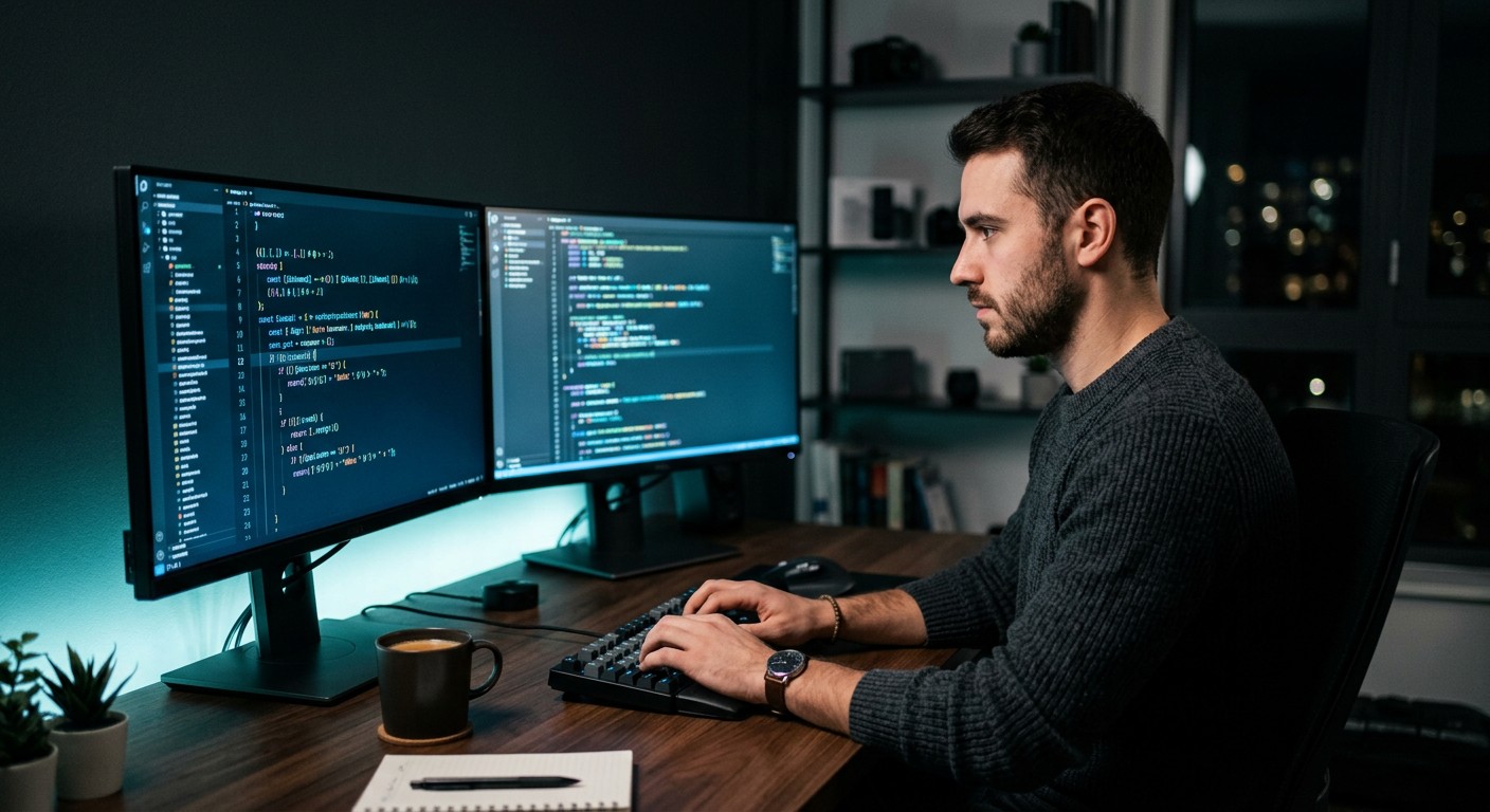 Специалист проходит курсы IT и программирования без отрыва от работы