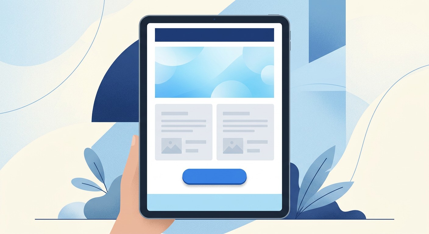 Структура email-письма с визуальной иерархией блоков