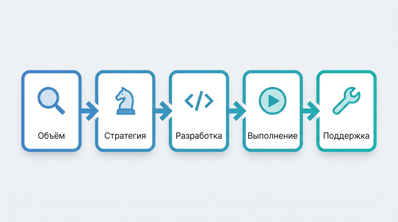 Пять этапов внедрения автоматизации тестирования: от определения объёма до поддержки