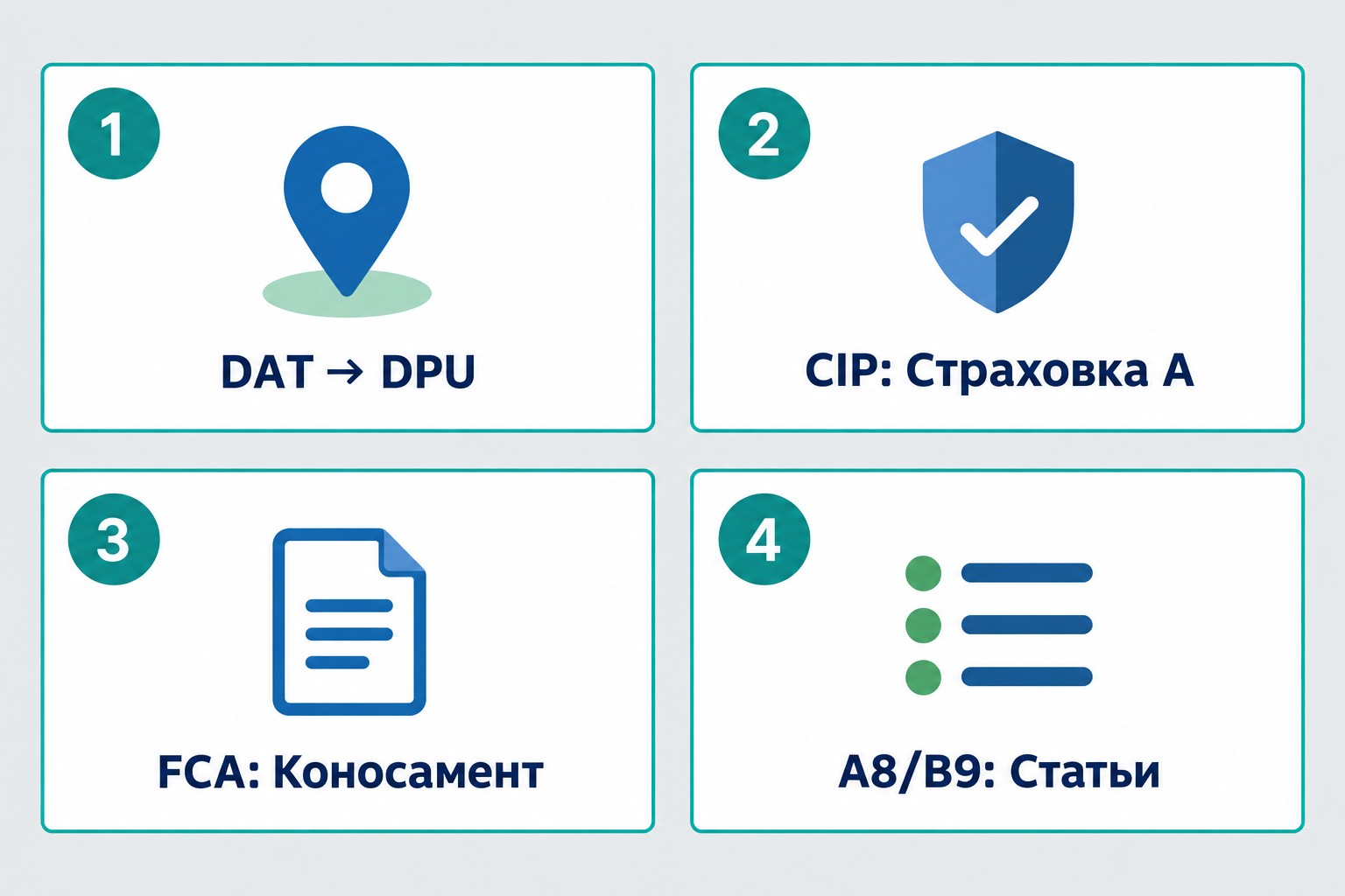 Четыре изменения Инкотермс 2020 по сравнению с редакцией 2010 года