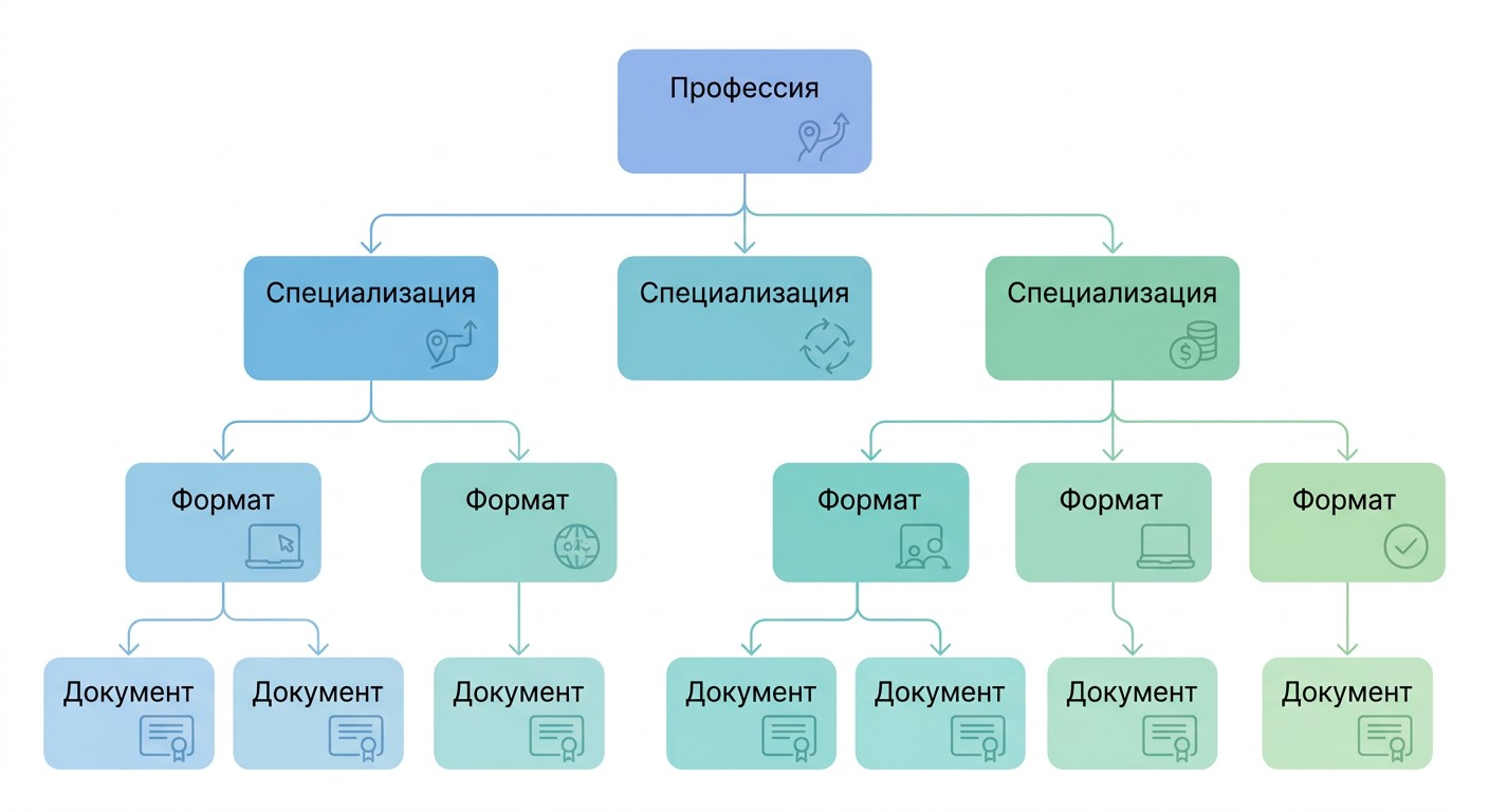 Как выбрать курс ВЭД — дерево решений по профессии и формату