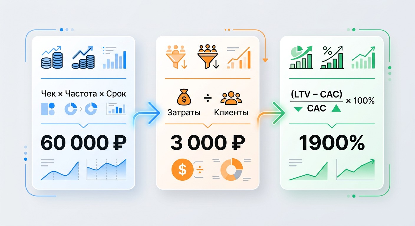 Оценка эффективности сегментации целевой аудитории — LTV, CAC и ROI